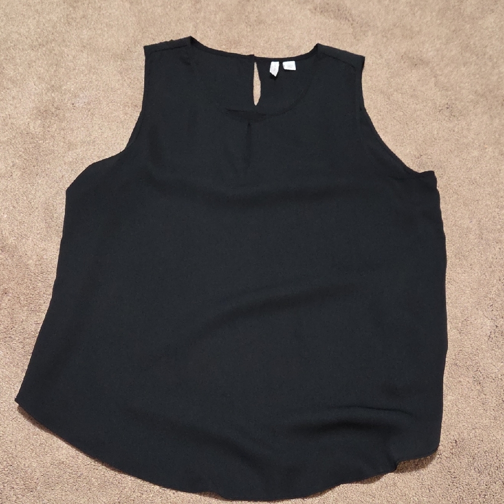 Cato Classic Black Sleeveless Blouse